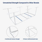 FLEXIMOUNTS 4x8 Overhead Garage Storage Rack, 2 Pack, White - Image 4