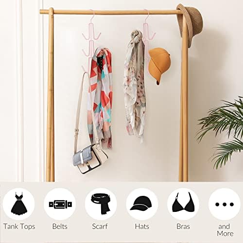 ZEDODIER 4 Pack Purse Hanger, Purse Organizer for Closet, Holds 24 Bags - Image 6