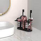 YIGII Hair Tool Organizer, Cabinet Door Storage Basket, Bathroom, Black - Image 4