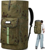 laundry bag backpack,extra-large heavy duty laundry bags,laundry backpack for college students,drawstring closure (Ruins camouflage laundry bag backpack) by SUOVOCK