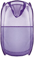 Collapsible Pop Up Laundry Hamper, Extra Large Mesh Foldable Laundry Basket, 28" x 16" x 16"(Purple) by BuyongwantJewelry
