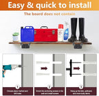 Sinoer 4 Pack Steel Wall Mount Double Garage Storage Hooks - Image 4