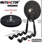 MUTUACTOR Super Power Magnetic Hooks Heavy Duty,2packs Strong Large Magnetic Hooks for Power Tools Organization Heavy Duty Hooks for Cordless Drills Impact Drivers Power Spanners Metal Tool Chest - Image 5