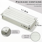 Durable Kitchen Sink Organizer, Instant Dry Sink Caddy for Bathroom Counter, Diatomite Stone Drying Tray, Upgrade Water Absorbing Stone Tray for Sink, Anti-Slip Stone Soap Tray -White - Image 6