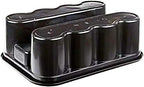 Rubbermaid Commercial Products Deluxe Carry Caddy for Take-Out Coffee/Soft Drinks Postmates/Uber Eats/Food Delivery Cleaning Products Sports/Water Bottles Black - Image 5