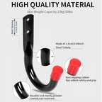 Wall Mount Garage Storage Hooks, Heavy Duty Steel Storage Hook Great for Garden Tools, Hoses, Lawn Mowers (5.5Inch x 4Inch) - Image 6