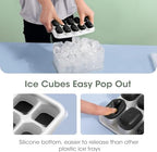 DOQAUS Ice Cube Tray with Lid and Bin,4 Pack Ice Cube Trays for Freezer - Image 6