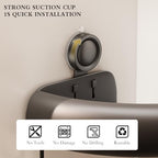 CICUFY Shower Caddy Suction Cup, 2 Pack No Drilling Corner Shower Shelves, Rust Proof Bathroom Storage Organizer, Shower Corner Caddy with Removable Hooks and Towel Bar, Triangle, Grey - Image 5