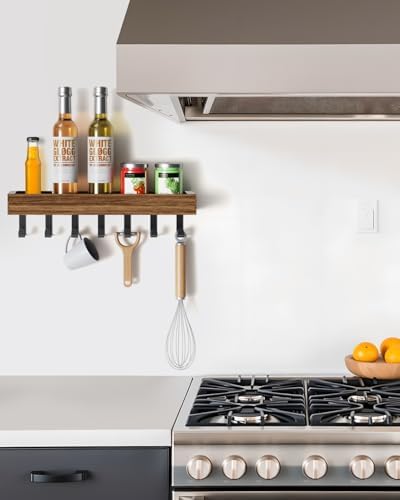 Key Holder Wall Mount Magnetic Adhesive - Key Hooks Rack with shelf - Image 5