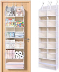 ULG Over the Door Organizer, 6-Tier Hanging Storage with Clear Windows, 19 Pockets for Closet,Bathroom & Nursery Door Organizer by ULG