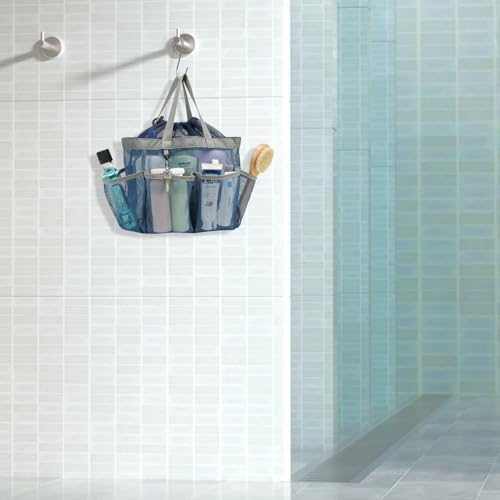Mesh Shower Caddy Portable with Drawstring - 2-Handle Shower Bag for Dorm - Image 7