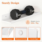 Lifewit Acrylic Floating Shelves for Wall 14" White, 10 Pack - Image 4