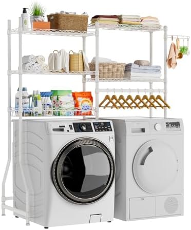 Golpart Laundry Organizer Shelves Over the Washer and Dryer Storage Shelf by Golpart