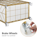 WOWLIVE Double Laundry Hamper with Lid, Rolling Laundry Basket with Wheels - Image 7