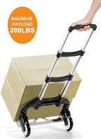 Folding Hand Truck, Dolly Cart with Wheels Foldable, Luggage Cart - Image 6
