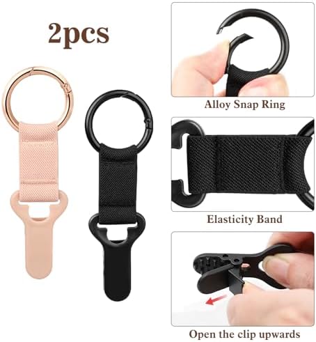 Niveaya Hat Clip for Travel on Bag, Strong Clip Secure Hold, 2 Pack - Image 2