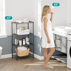 SINGAYE 4 Metal Shelves Wire Shelving Storage Shelf Adjustable Unit Pantry - Image 4
