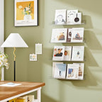 Dooiclear 2 Pack Floating Shelves for Wall, 15" Clear Floating Wall Shelf - Image 7