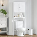 Spirich Over The Toilet Storage Cabinet with Doors, Bathroom Organizer by SpirichLLC
