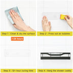 Heavy-Duty Shower Holder for Inside Shower, Light Gray - Image 7