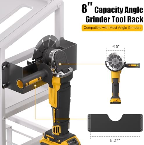 Heavy Duty Metal Circular Saw Holder Wall Mount for 7-1/4" Saws - Image 5
