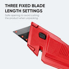 STEELITE Retractable Utility Knife, Heavy Duty Box Cutter with 13 Blades - Image 4