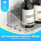 Clear Acrylic Shower Shelves, Adhesive Bathroom Caddy Organizer, 3-Pack - Image 4