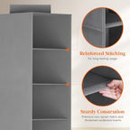 Lifewit 10 Section Hanging Hat Organizer for Baseball Caps, Gray, 2 Pack - Image 5