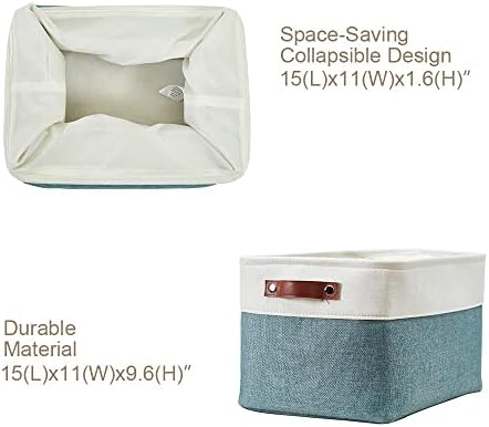 DECOMOMO Storage Bins, Large Fabric Storage Baskets for Shelves 4 Pack - Image 4