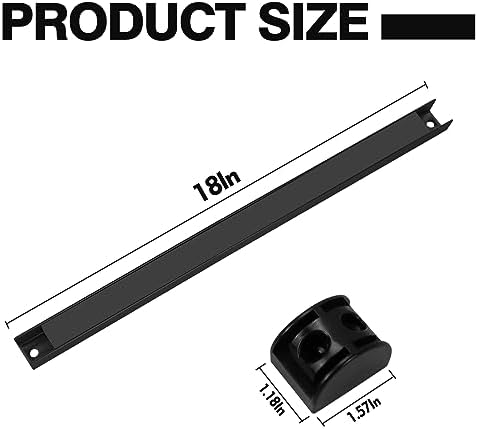5 Pack Magnetic Tool Holder, Magnetic Strips Tool Magnet Bar PVC Coated for Garage Tool Organizer 18 In - Image 2