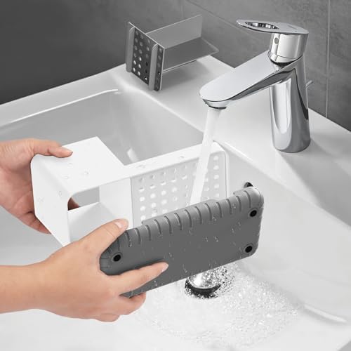 Toothbrush Holders for Bathrooms, Toothbrush and Toothpaste Holder (Grey) - Image 4