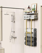 Aetyord Towel Racks for Bathroom Wall Mounted Towel Storage Organizer 31 in - Image 3