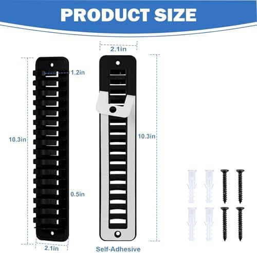 MAGTSMEI Baseball Cap Organizer for Wall, 1 Pack Hat Rack for Closet & Door, Vertical Hat Holder with Large Capacity, Space Saving Cap Display Rack, No Damage to Hat Brim (Black) - Image 2