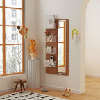 MaraFansie Wire Basket 4-Pack [Extra Large] Hanging Wall Organizer Cabinet Storage Basket Wall Mounted Shelves Rustic Farmhouse Decor for Home Kitchen Bathroom, White - Image 5