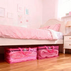 Blanket Storage Bags 4 Pack 60L Clothes Comforter Bedding Container Pink - Image 6