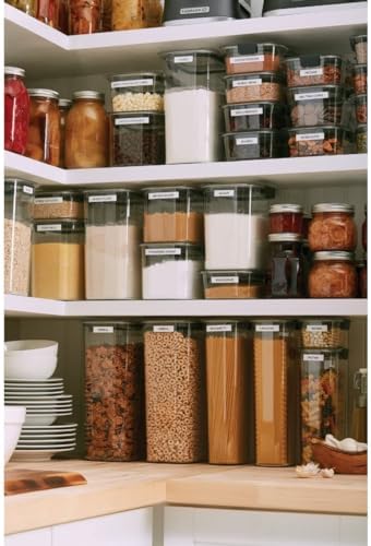 Rubbermaid Brilliance Food Storage Container, 16-Cup, Airtight | Clear/Grey | For Pantry Organization | Pack of 2 - Image 2