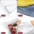 Yotelab Large 5 Gallon Plastic Zipper Storage Bags, 18x24 Inch, 12Pcs - Image 3