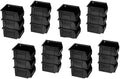 Akro-Mils 30210 AkroBins Plastic Storage Bins, Space-Saving Stackable Bins for Garage, Pantry, Craft Organization, 5" x 4" x 3", Black, (Pack of 24) by Akro-Mils