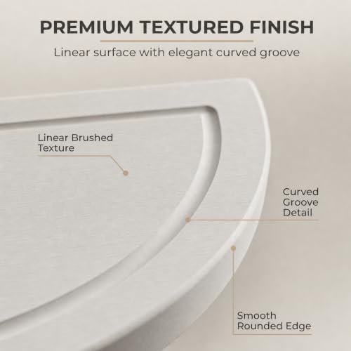 Corner Counter Shelf, Water Absorbing Stone Drying Tray Mat for Kitchen & Bathroom Sink, Diatomaceous Gold Faucet Coaster Soap Dish Rack Riser Dispenser Sponge Holder, Beige, 8.5" x 8.5" - Image 4