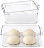 Pizza Dough Proofing Box, 2 Pack Stackable Pizza Dough Container, BPA-Free by Unknown
