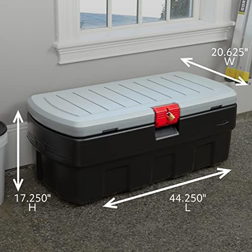Rubbermaid ActionPacker️ 48 Gal with 8 Gal Containers Nested, Lockable Storage Bins, Industrial, Rugged Storage Container Bundle with Lids - Image 3