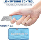 Sheffield Lock Back Utility Knife 3 Pack with 10 Utility Knife Blades - Image 4
