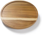 LAMU 11'' Acacia Wood Lazy Susan Organizer for Table Top, Lazy Susan Turntable for Cabinet, Kitchen, Countertop, Pantry Organization by YourHome-OrganizationHelper