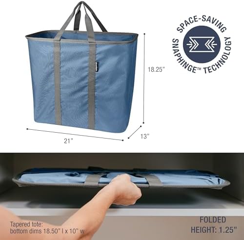 Collapsible Laundry Caddy - Denim/Shadow Gray(2PK) - Image 2
