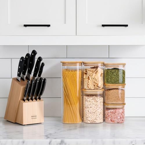ComSaf Glass Storage Containers Set of 6 (2.2Qt/1.2Qt/0.8Qt/0.6Qt*3) - Image 5