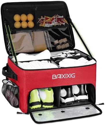 Golf Trunk Organizer, 2-Layer Storage with Golf Accessories by BAIXIXIG