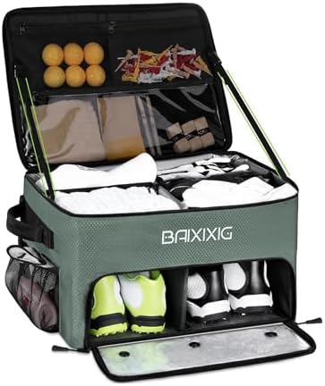 Golf Trunk Organizer, 2-Layer Storage with Golf Accessories by BAIXIXIG