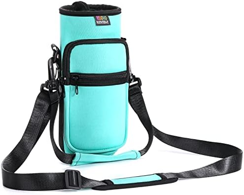 Nuovoware Water Bottle Carrier Bag, 25oz/32oz, Blue-green by NUOVOWARE