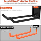 6 Pack 7.8 Inch Heavy Duty Garage Hooks, Ladders Storage Wall Mount Hanger - Image 6