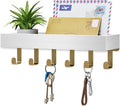 Key Holder Wall Mount Magnetic Adhesive, Key Hooks Rack with Shelf by Unknown